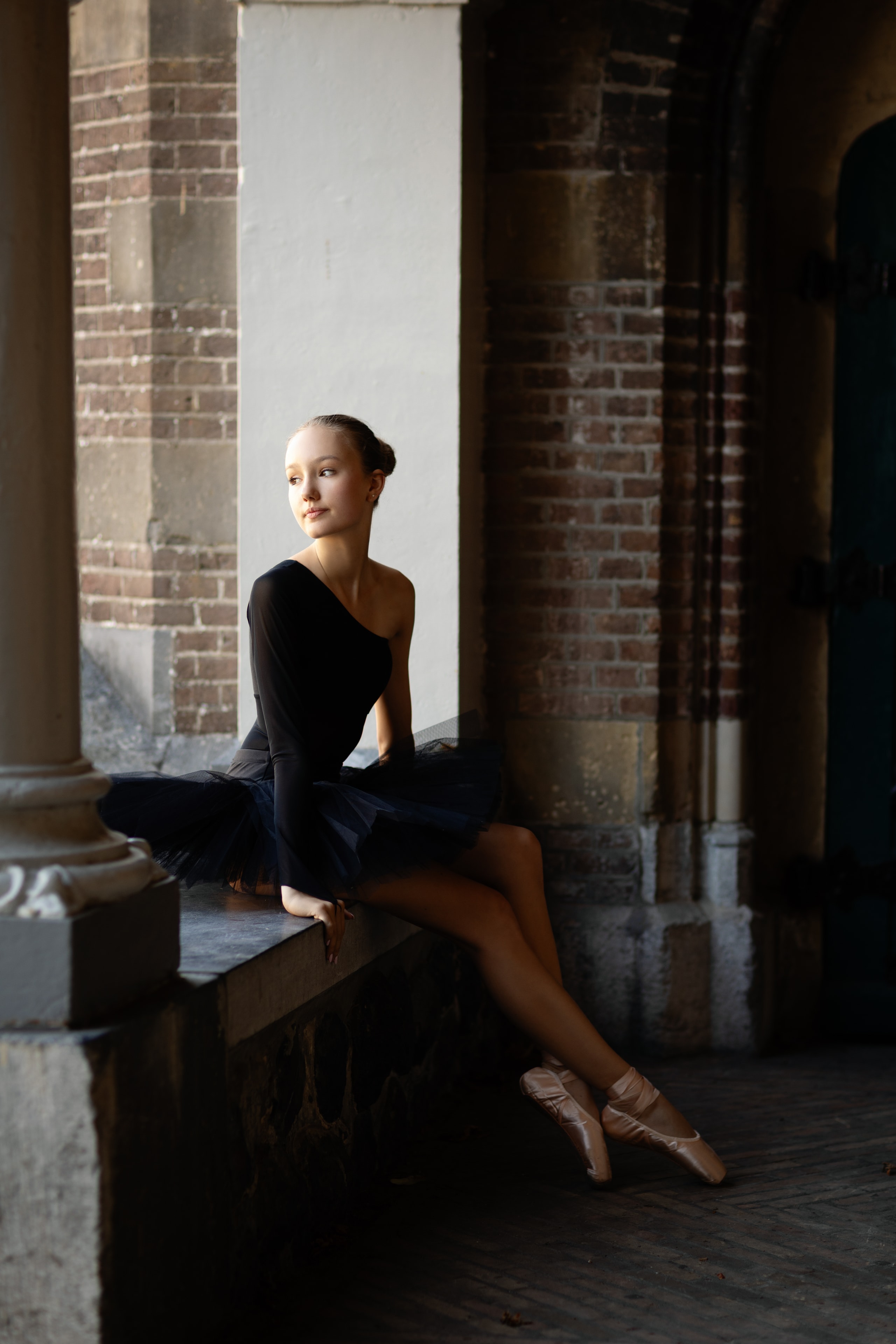 Editorial dance portrait — cinematic and dramatic